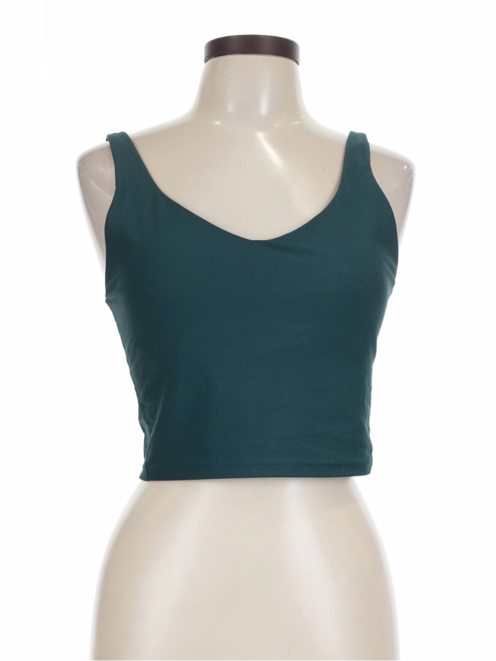 Old Navy Powersoft Longline V-Neck Sports Bra Tank Top in Teal